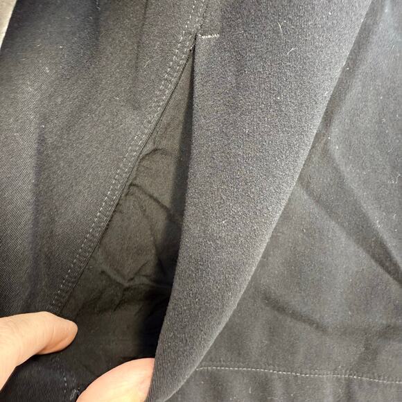 Y/osemite James Perse Performance Pullover Womens 3 (L) Black Half Zip Crop - Picture 3 of 11